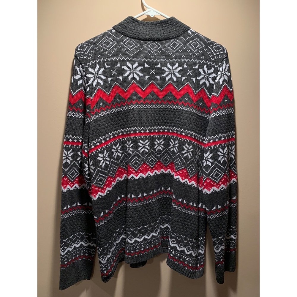Patterned Sweater Jacket - Picture 4 of 4